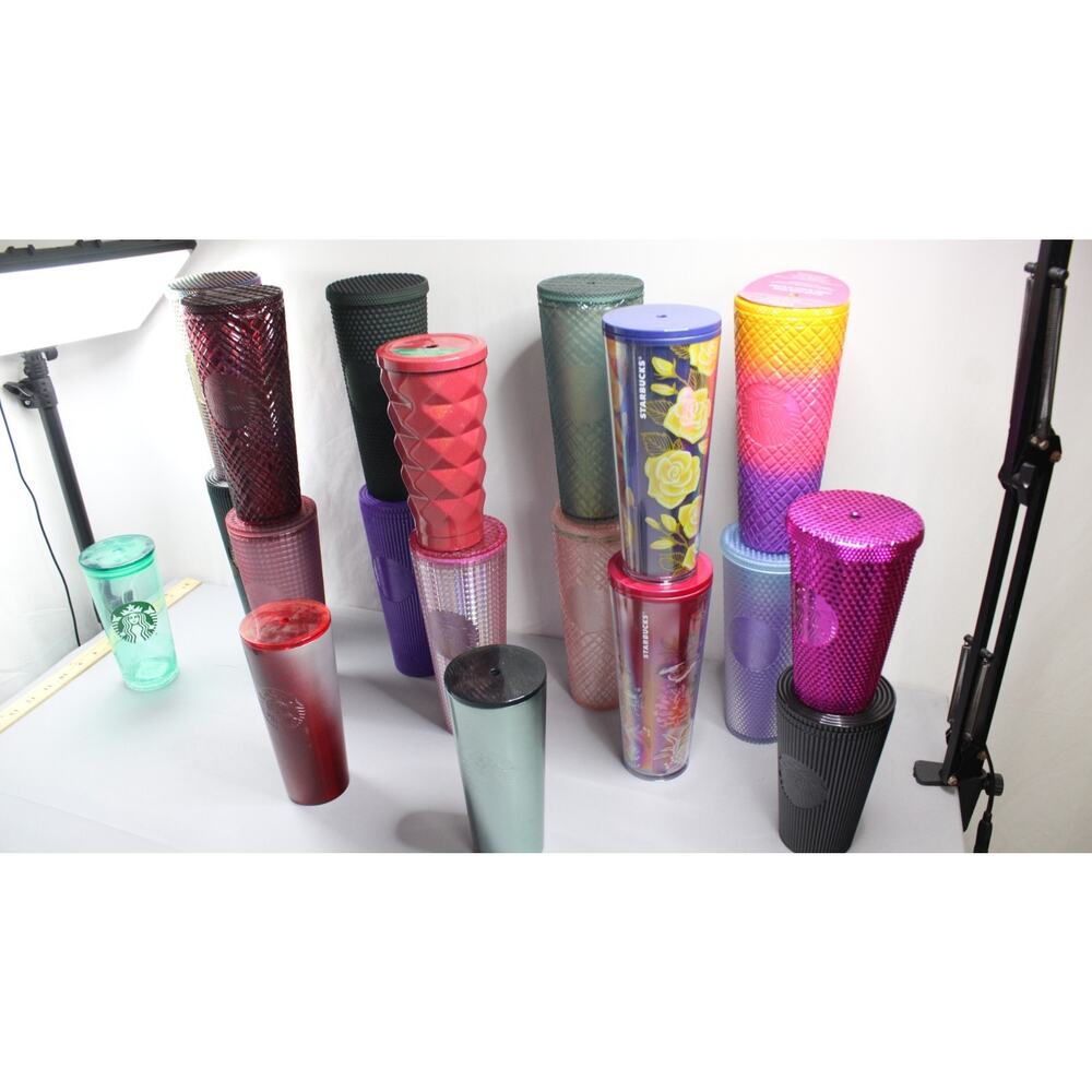 Starbucks 31 Pc Tumbler Cup Lot NWT Cold Cups Straws Bulk Reseller Collection - Picture 12 of 16